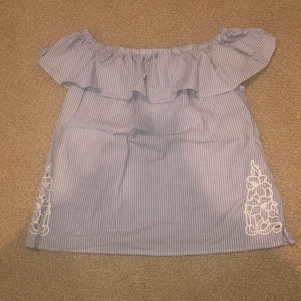 Off-the shoulder blouse